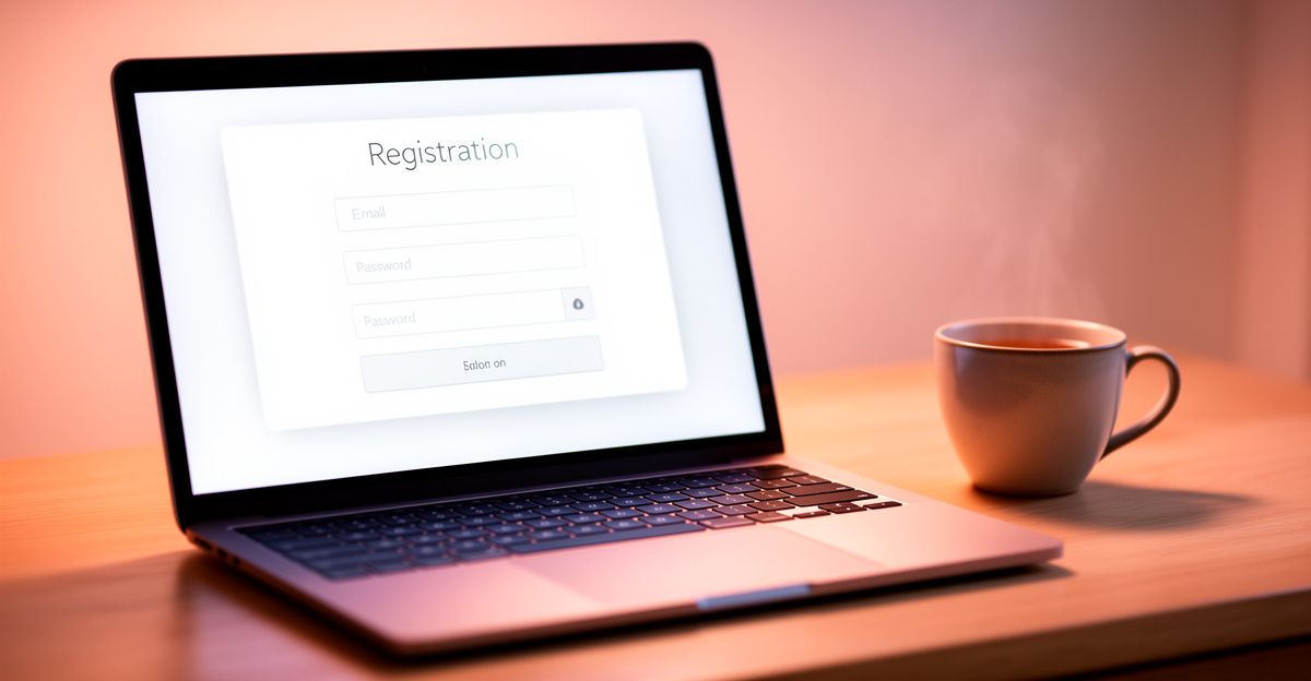 Registrierung und Kontosicherheit als erster Schritt